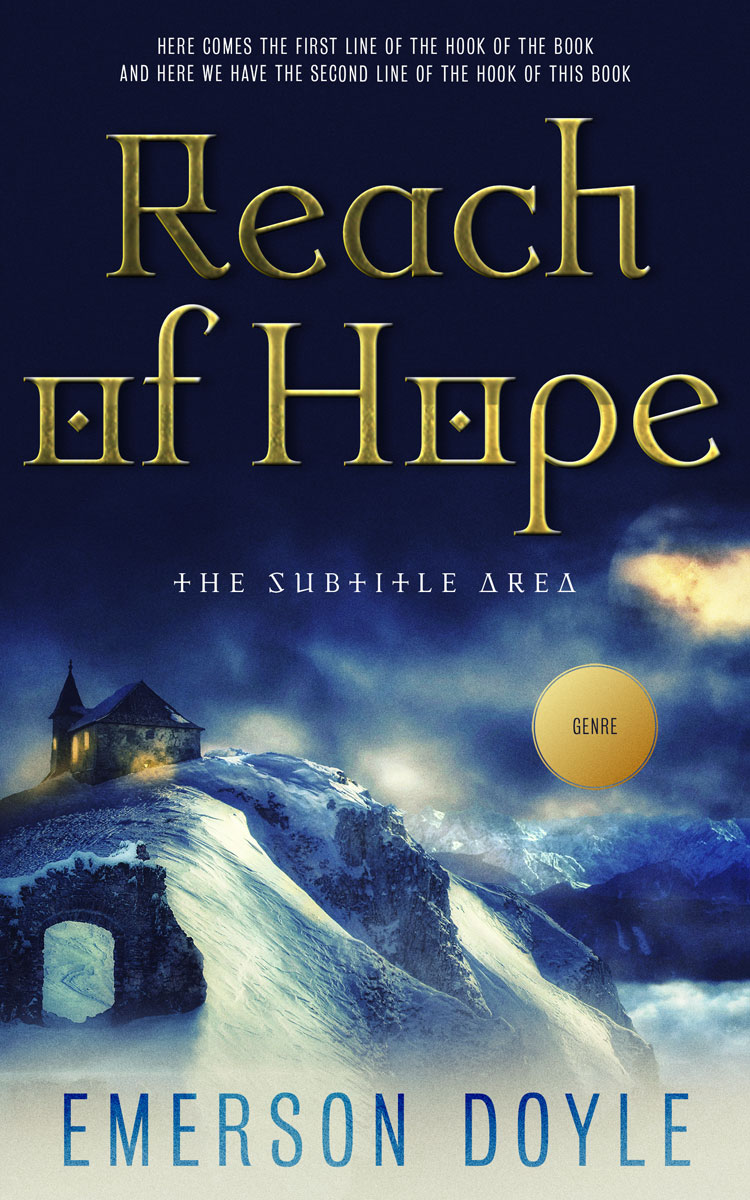 2D view of Premade Fantasy Book Cover - Thistle Green