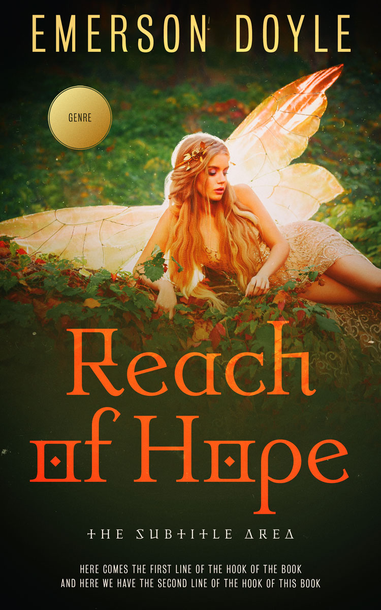 2D view of Premade Fantasy Book Cover - Di Serria