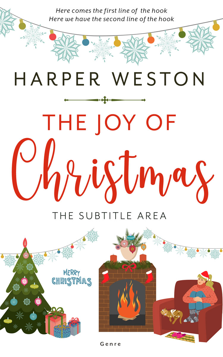 2D view of Premade Chick Lit Book Cover - Tasman