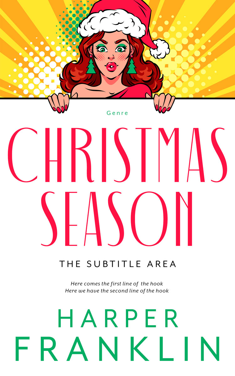 2D view of Premade Erotica Book Cover - Green Pea