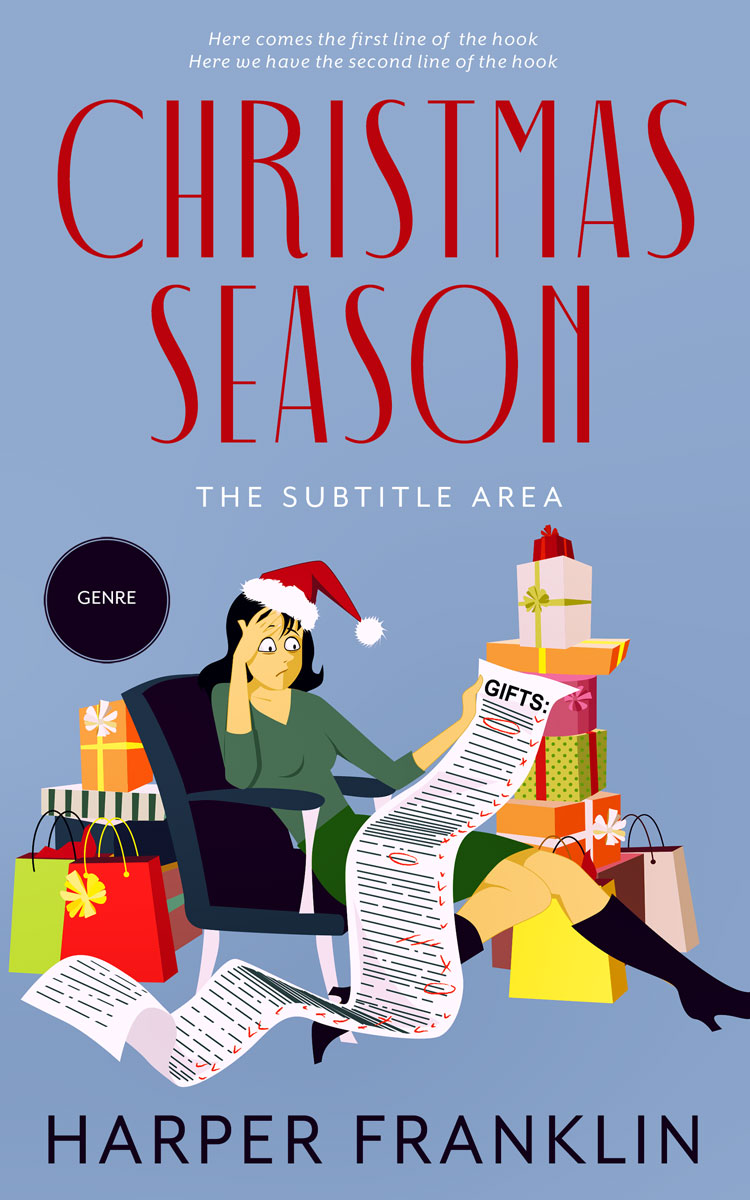 2D view of Premade Literary Fiction Book Cover - Polo Blue