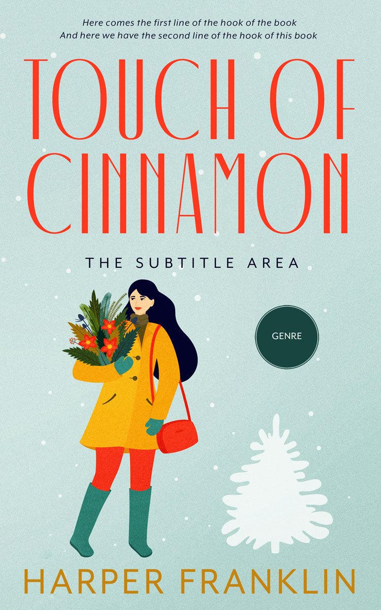 2D view of Premade Chick Lit Book Cover - Edgewater