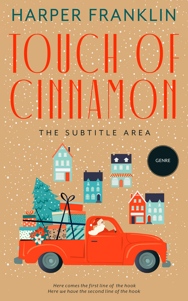 2D view of Premade Chick Lit Book Cover - Tumbleweed