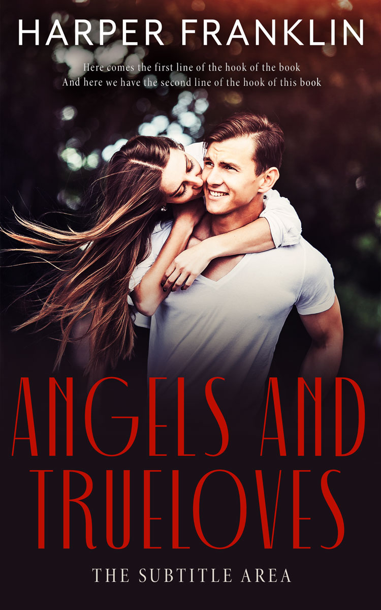 2D view of Premade Romance Book Cover - My Pink