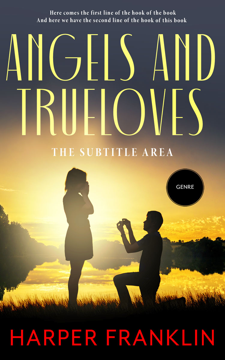 2D view of Premade Romance Book Cover - Rob Roy