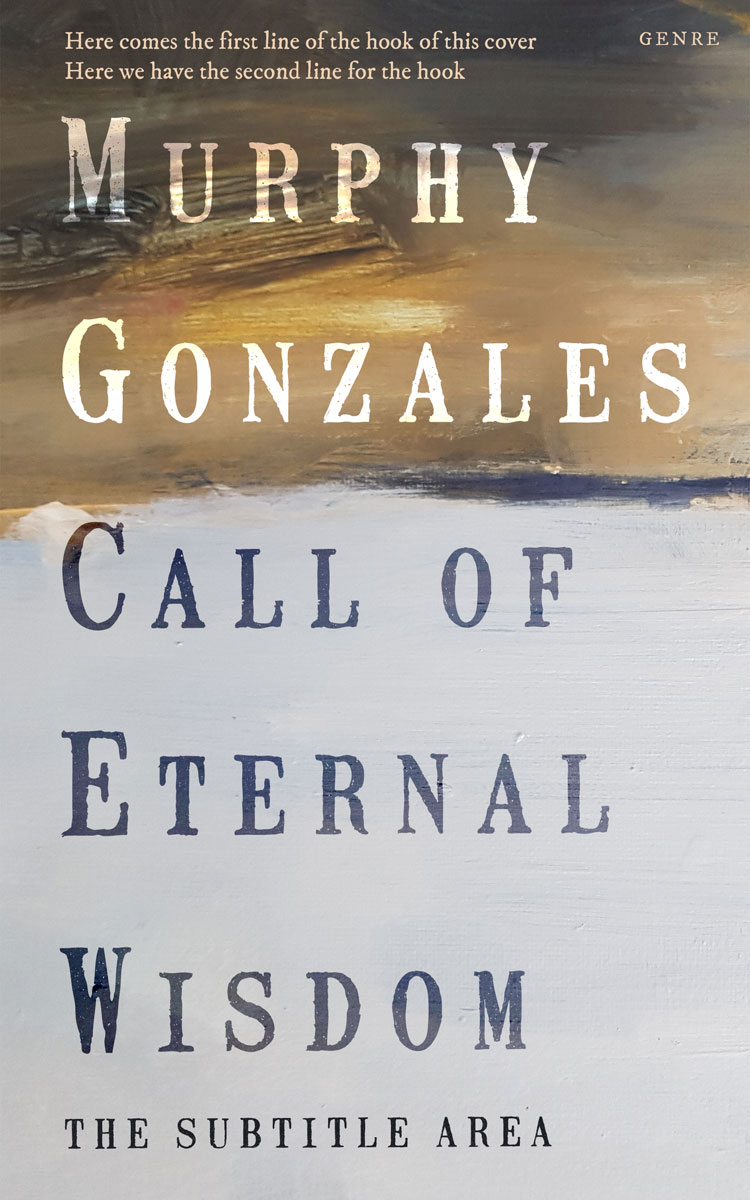 2D view of Premade Abstract Book Cover - Cloud