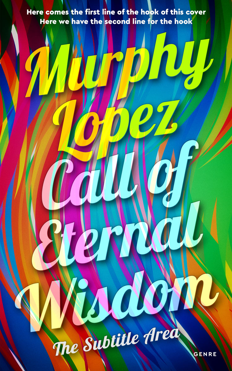 2D view of Premade Abstract Book Cover - Di Serria