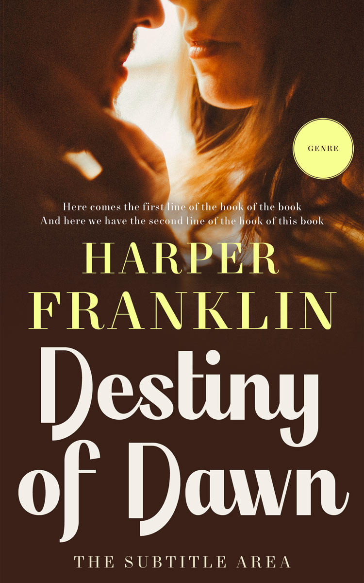 2D view of Premade Romance Book Cover - Fall Green