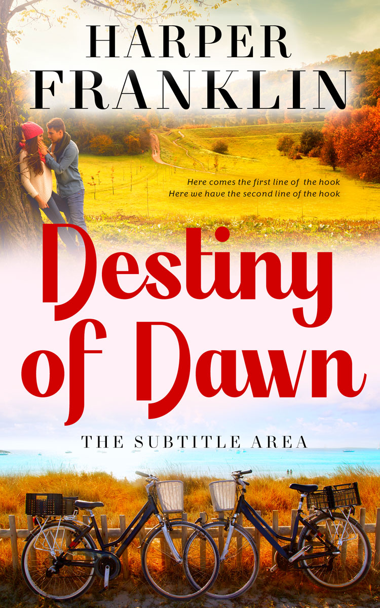 2D view of Premade Romance Book Cover - Eclipse