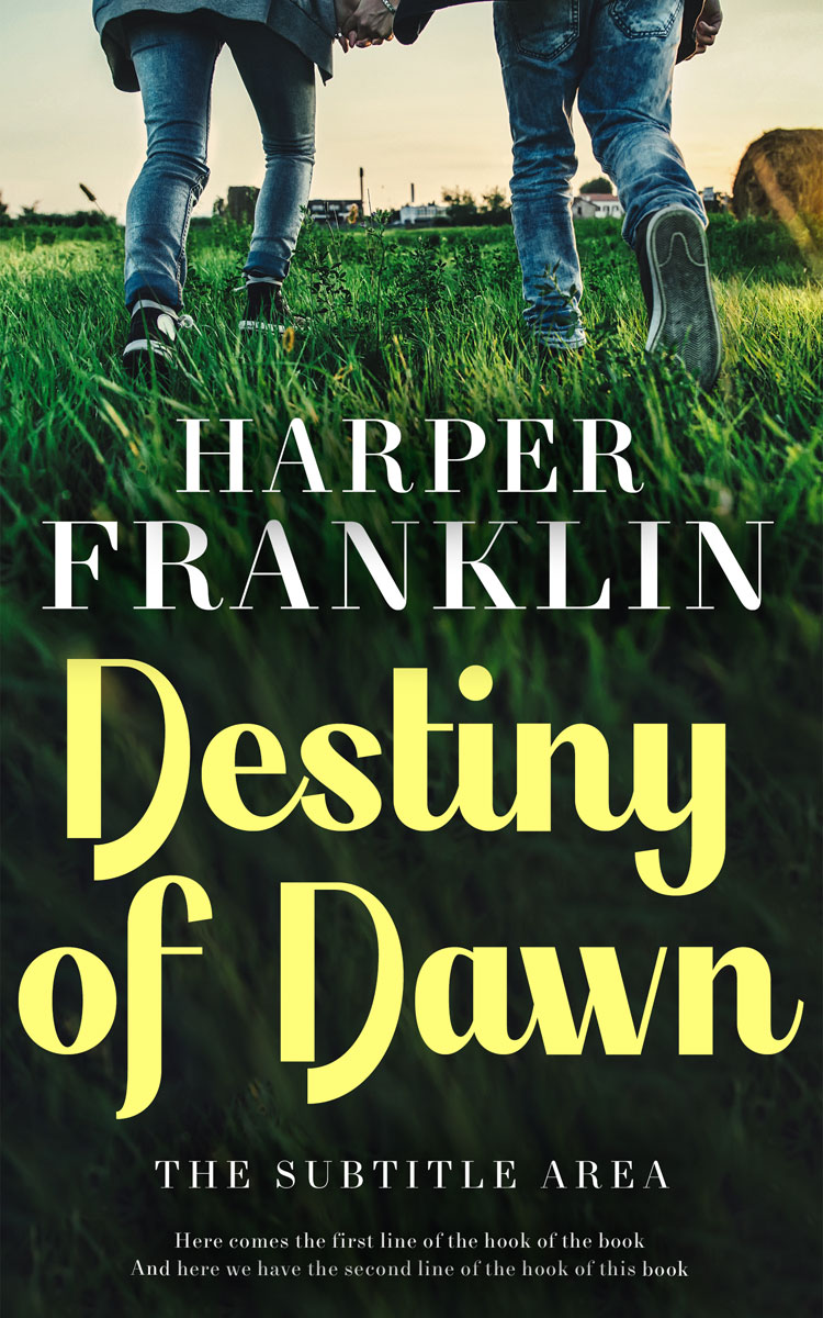 2D view of Premade Romance Book Cover - Primrose