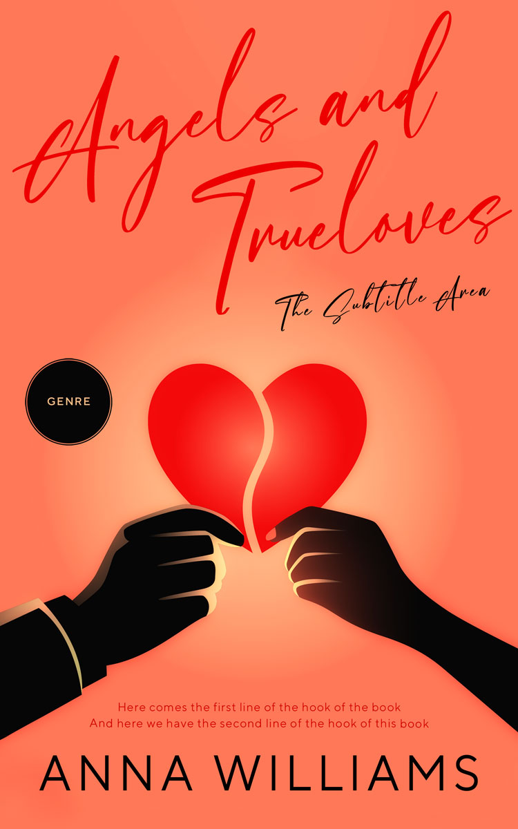 2D view of Premade Romance Book Cover - Bittersweet