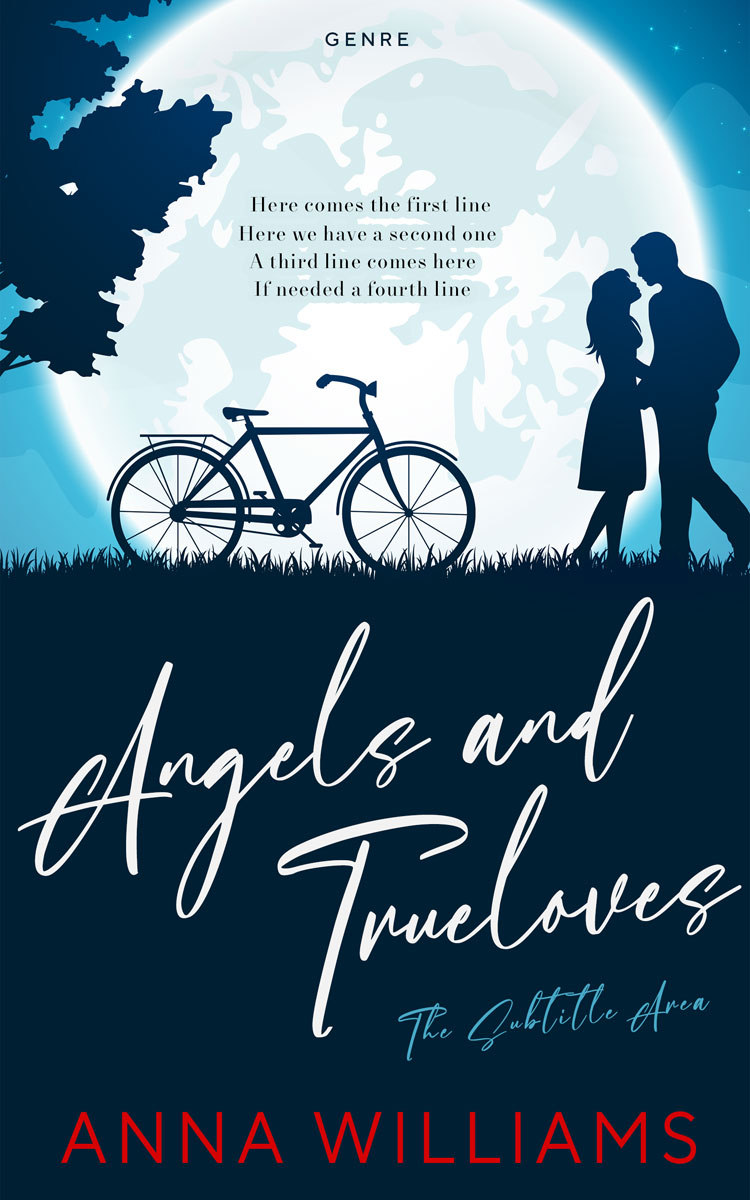 2D view of Premade Romance Book Cover - Tiber