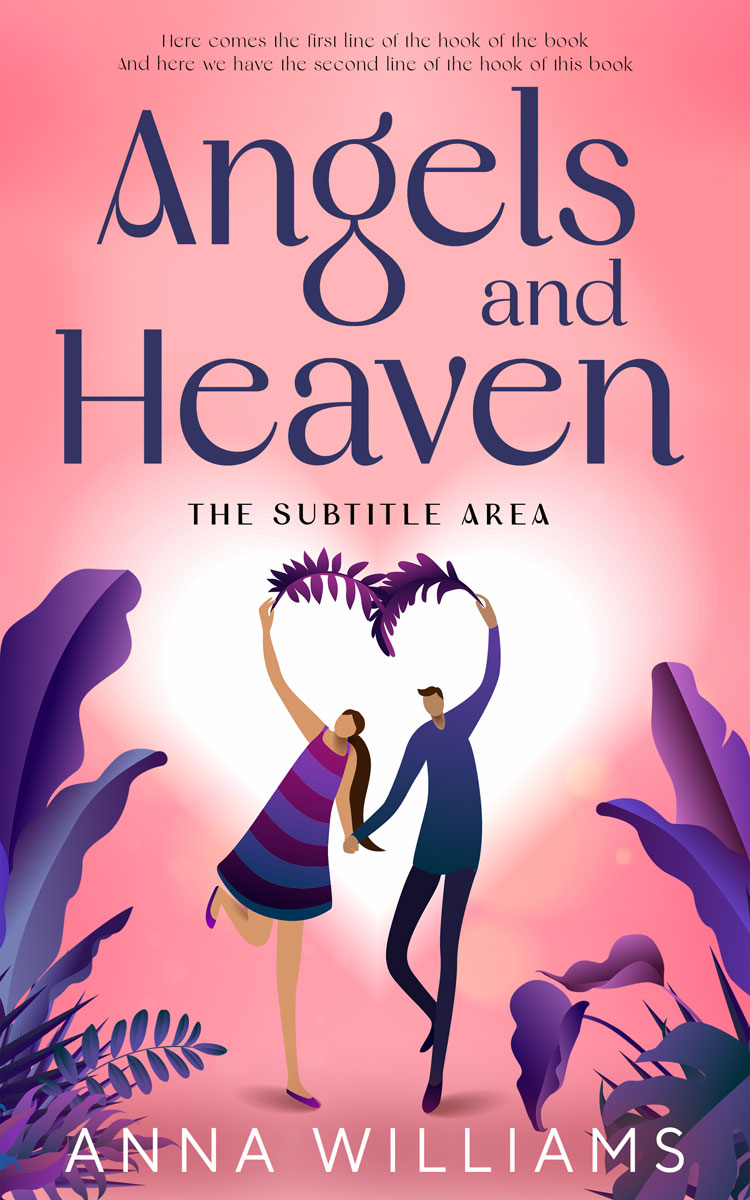 2D view of Premade Romance Book Cover - Wewak