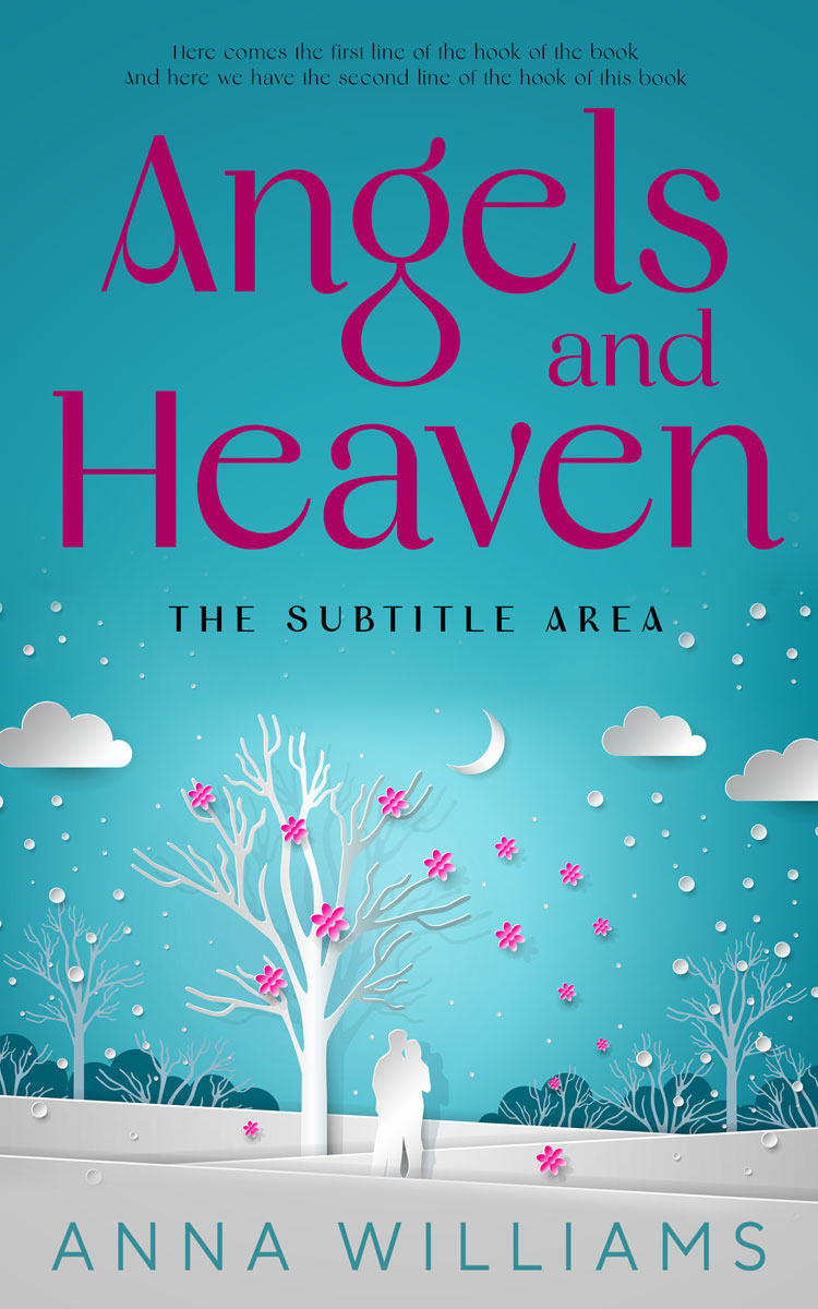 2D view of Premade Romance Book Cover - Boston Blue