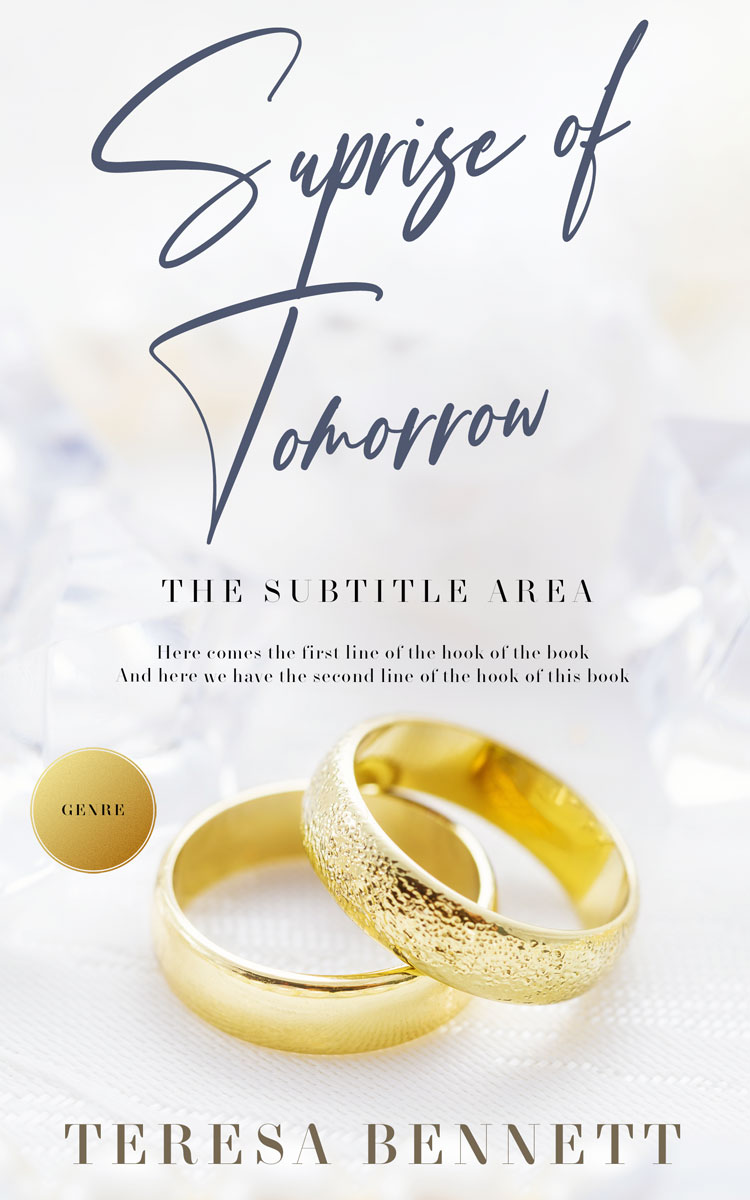 2D view of Premade Romance Book Cover - Cararra