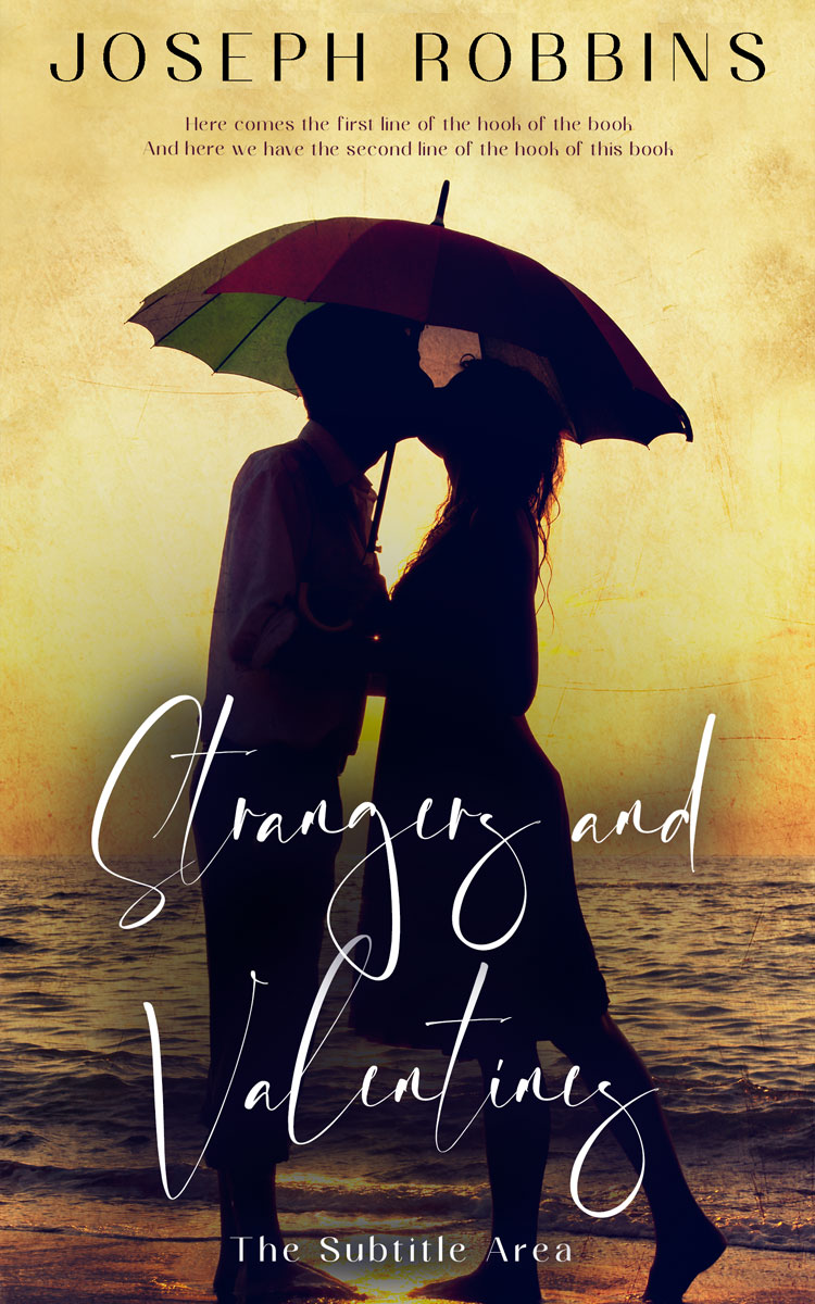 2D view of Premade Romance Book Cover - Calico