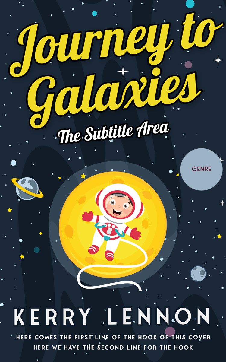 2D view of Premade Science Fiction Book Cover - Mirage