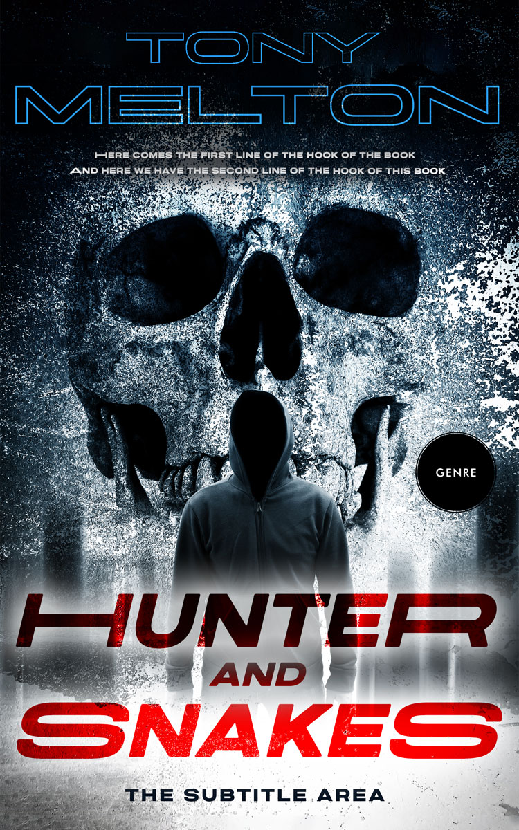 2D view of Premade Action & Adventure Book Cover - Cold Turkey