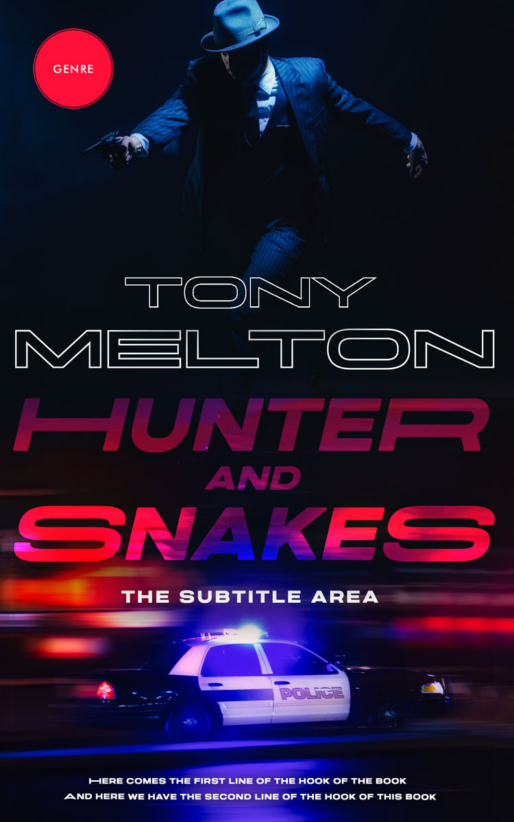 2D view of Premade Mystery & Thriller & Suspense Book Cover - Ebony