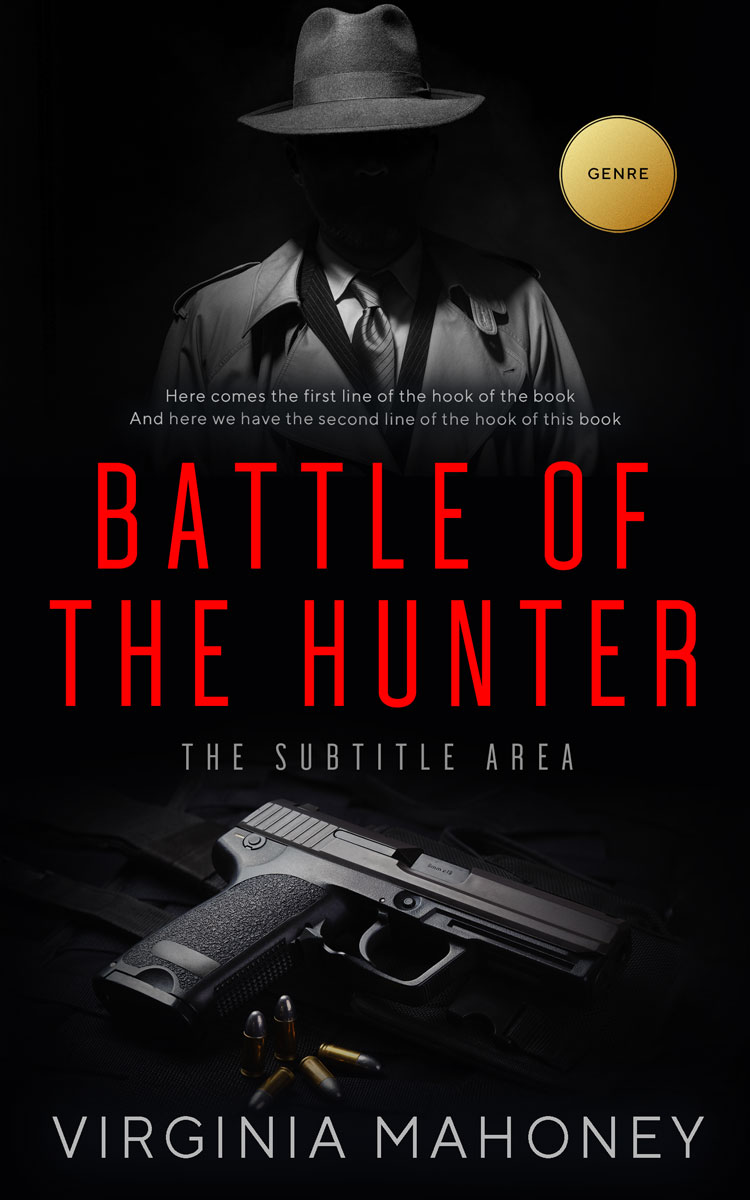 2D view of Premade Mystery & Thriller & Suspense Book Cover - Woodsmoke