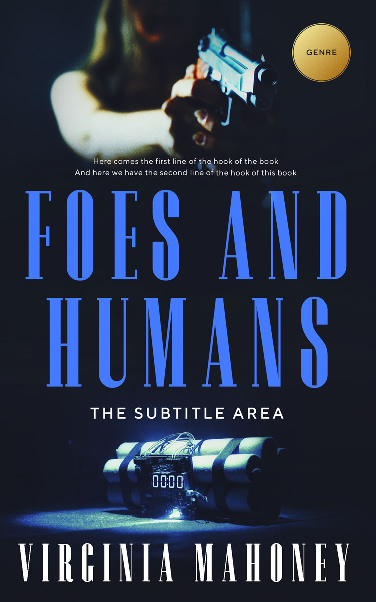 2D view of Premade Mystery & Thriller & Suspense Book Cover - Mirage