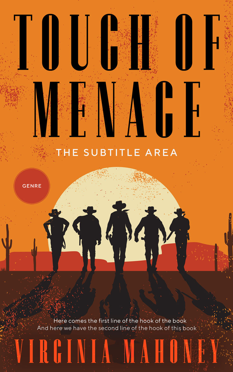 2D view of Premade Action & Adventure Book Cover - Zest