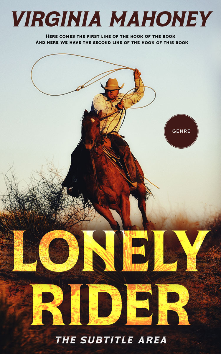 2D view of Premade Action & Adventure Book Cover - Tasman