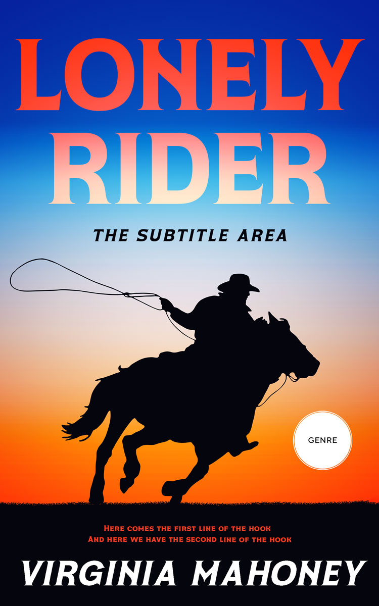 2D view of Premade Action & Adventure Book Cover - Tonys Pink