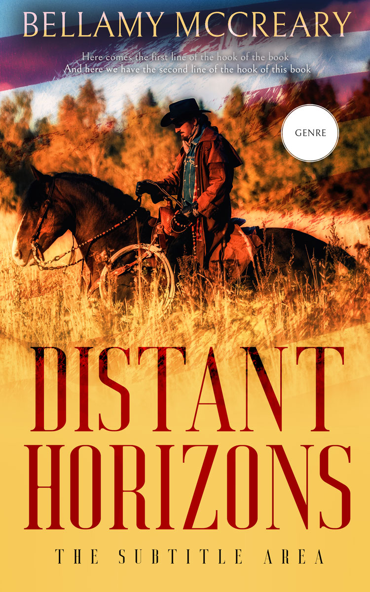 2D view of Premade Action & Adventure Book Cover - Ronchi