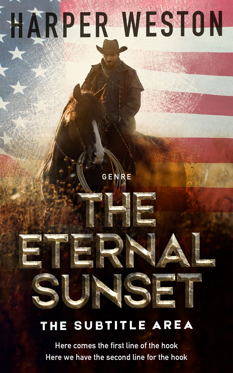 2D view of Bone #12946 - Premade Action & Adventure Book Cover