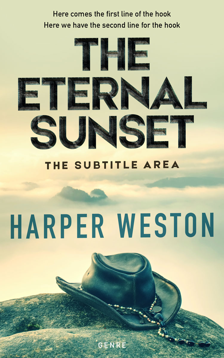 2D view of Premade Action & Adventure Book Cover - Plantation