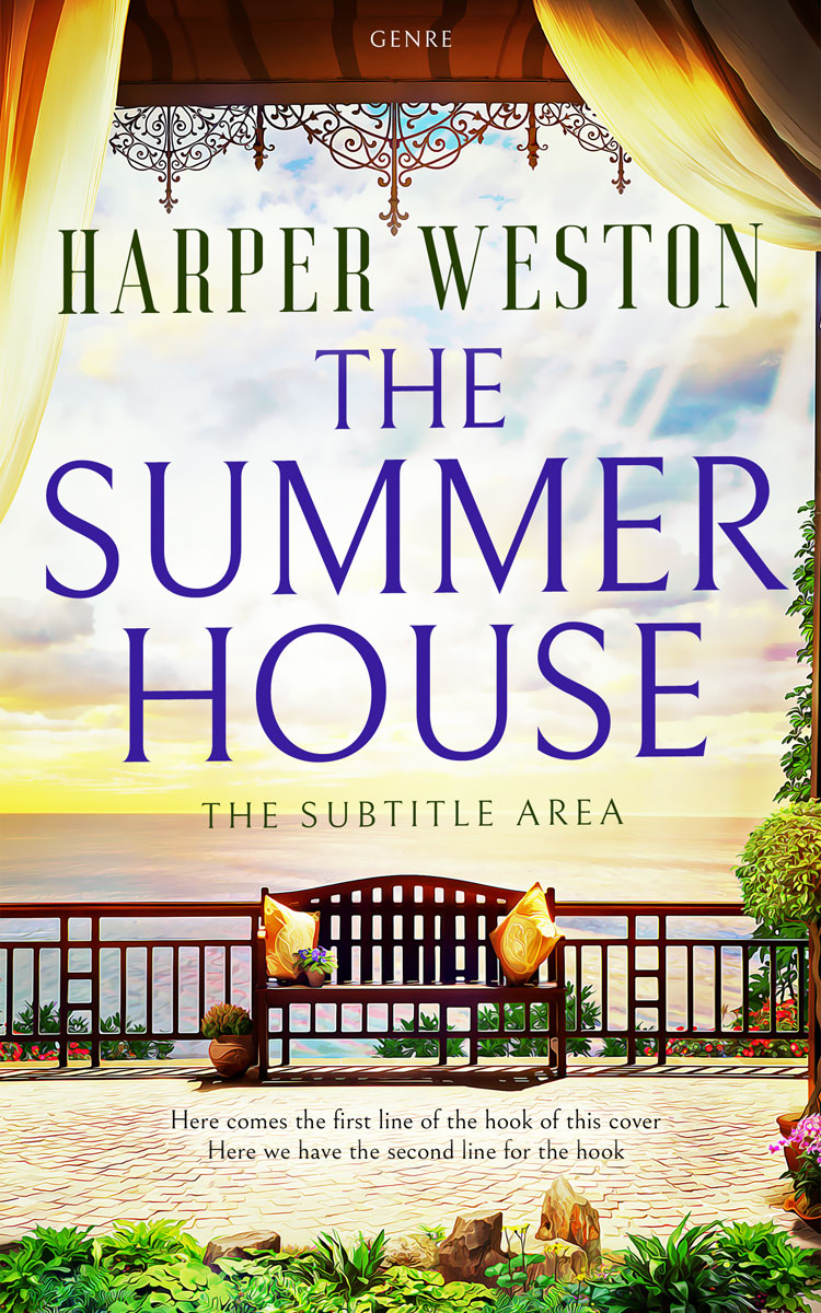 2D view of Premade Romance Book Cover - Thunder