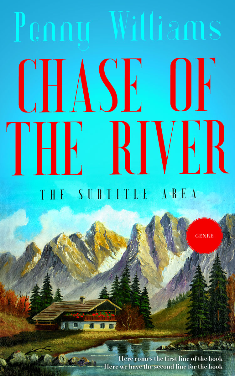 2D view of Premade Abstract Book Cover - Japonica