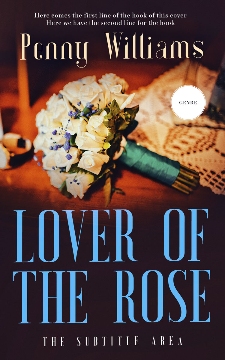 2D view of Premade Romance Book Cover - Whiskey