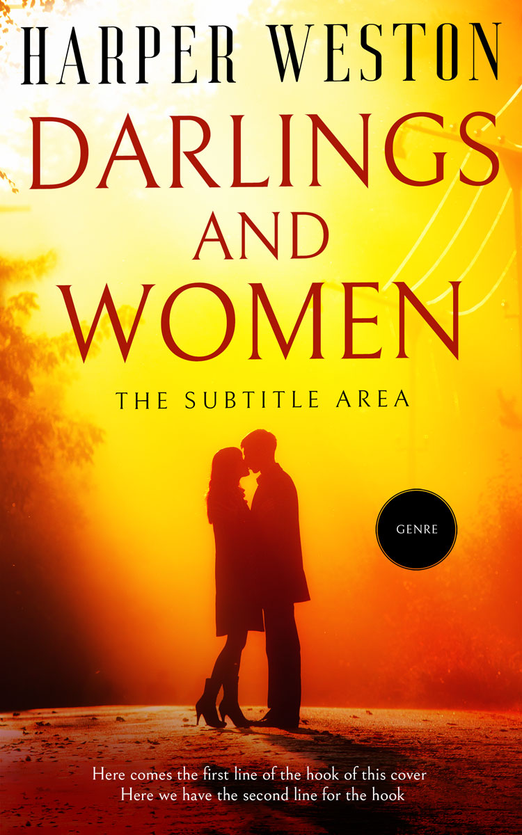 2D view of Premade Romance Book Cover - Candlelight