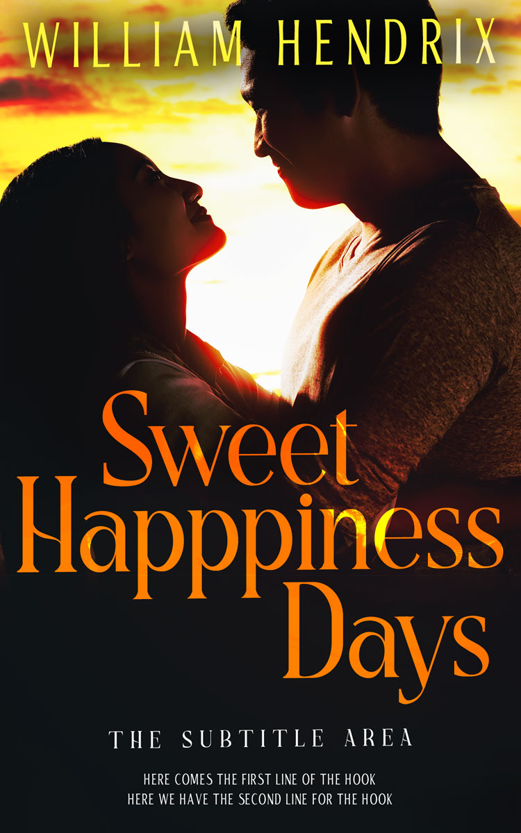 2D view of Premade Romance Book Cover - Porsche