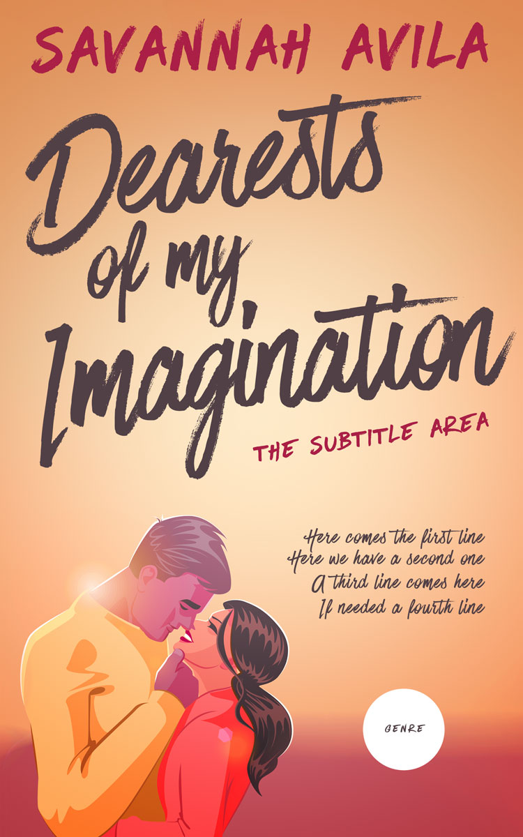 2D view of Premade Romance Book Cover - Tacao