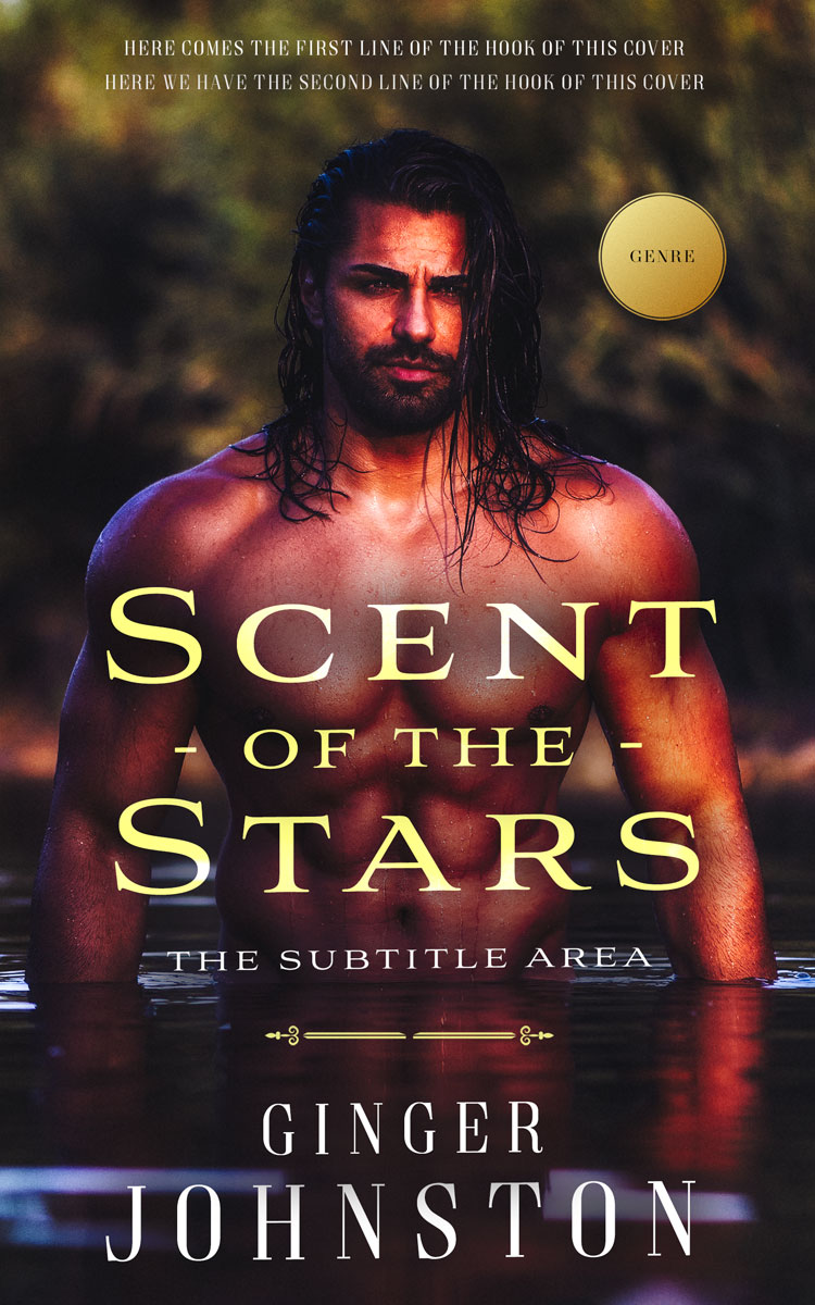 2D view of Premade Erotica Book Cover - Cocoa Brown