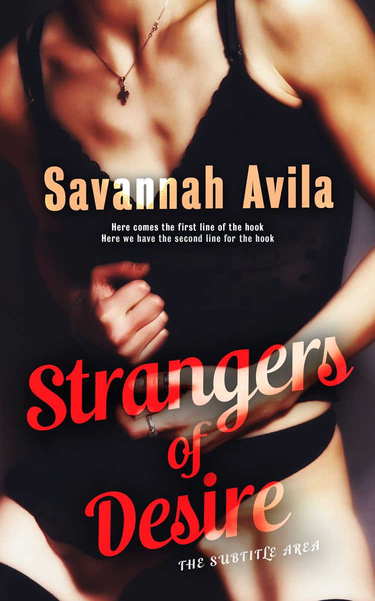 2D view of Premade Erotica Book Cover - Cocoa Brown