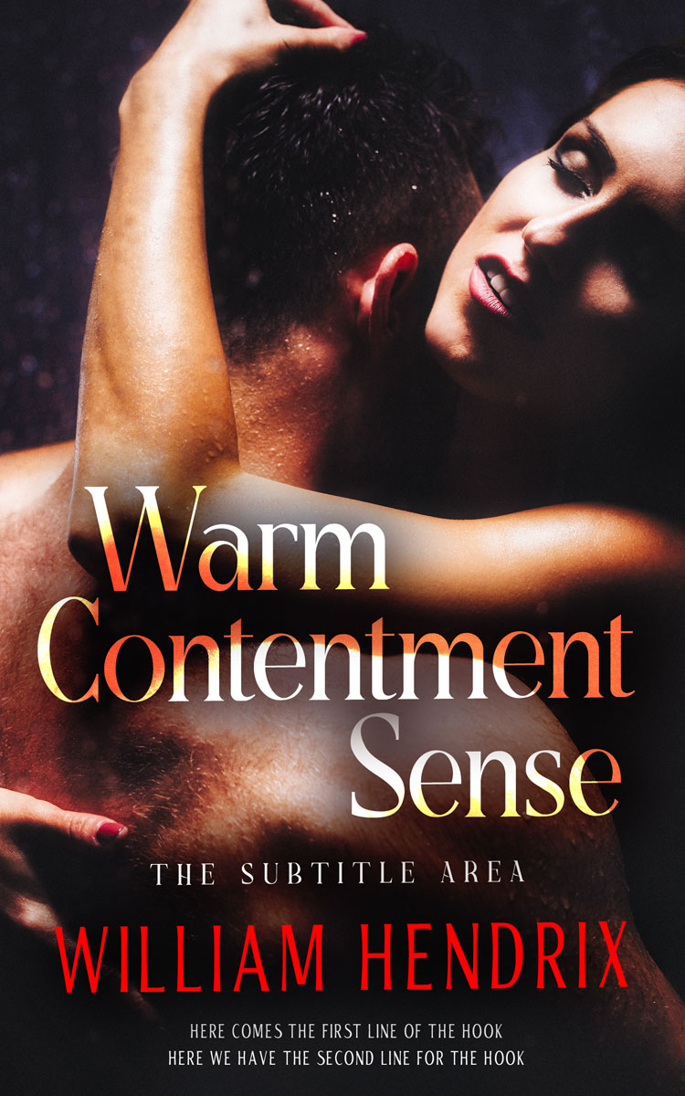 2D view of Premade Erotica Book Cover - Burning Sand