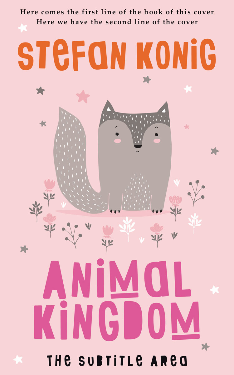 2D view of Premade Children's Book Cover - We Peep