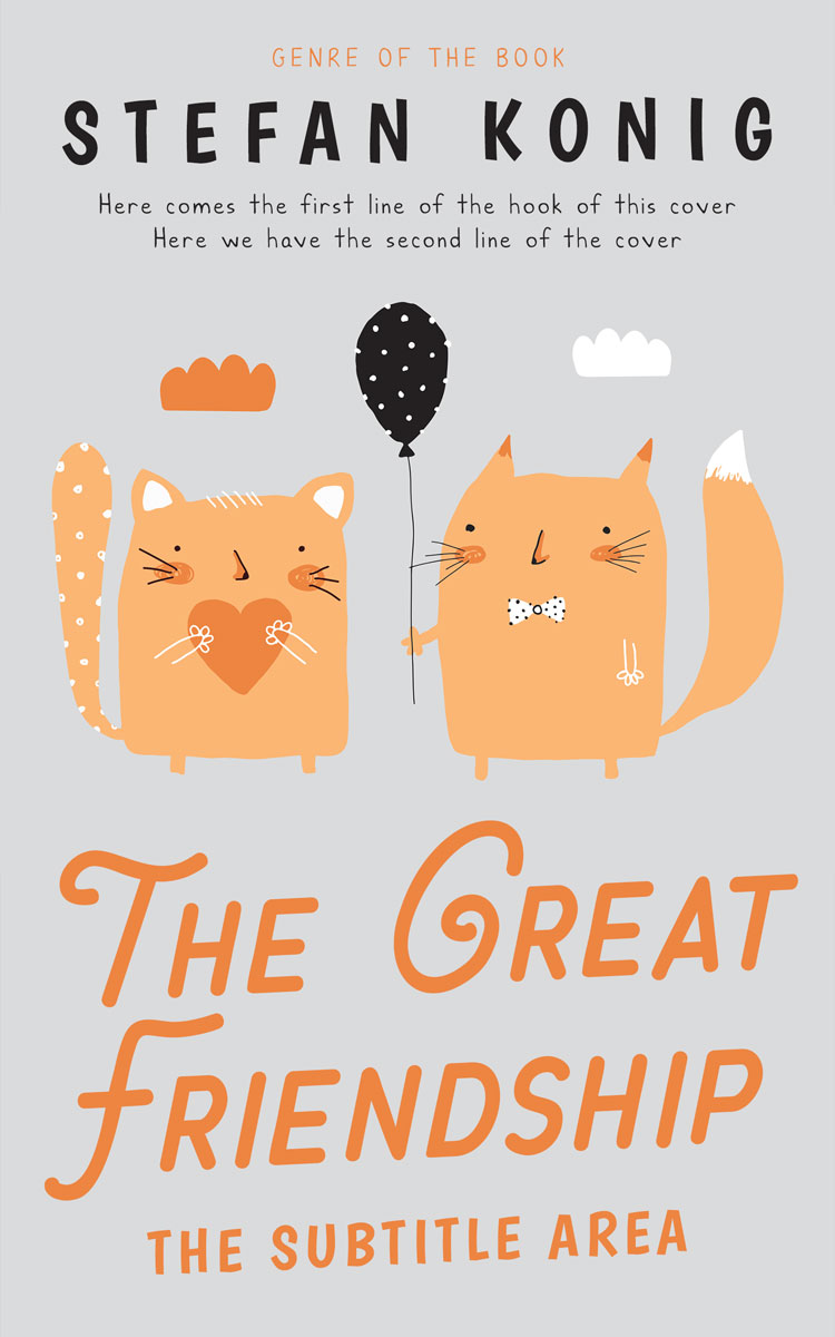 2D view of Premade Children's Book Cover - Wafer