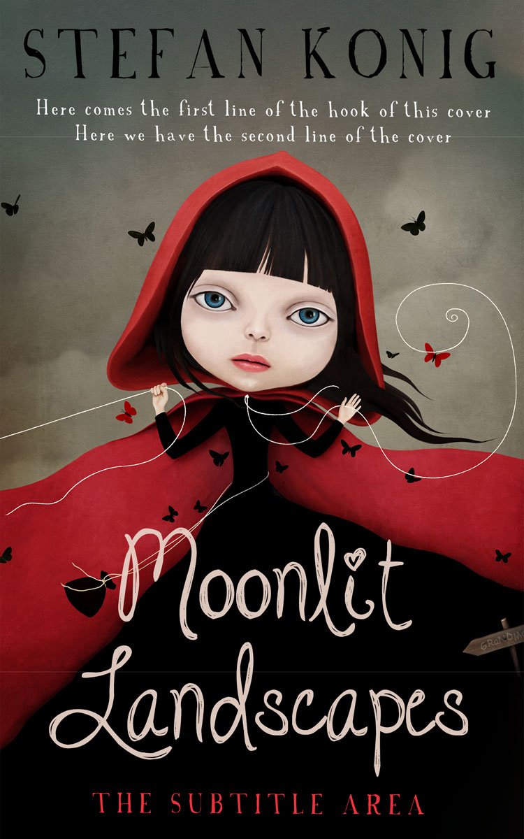 2D view of Premade Children's Book Cover - Dune