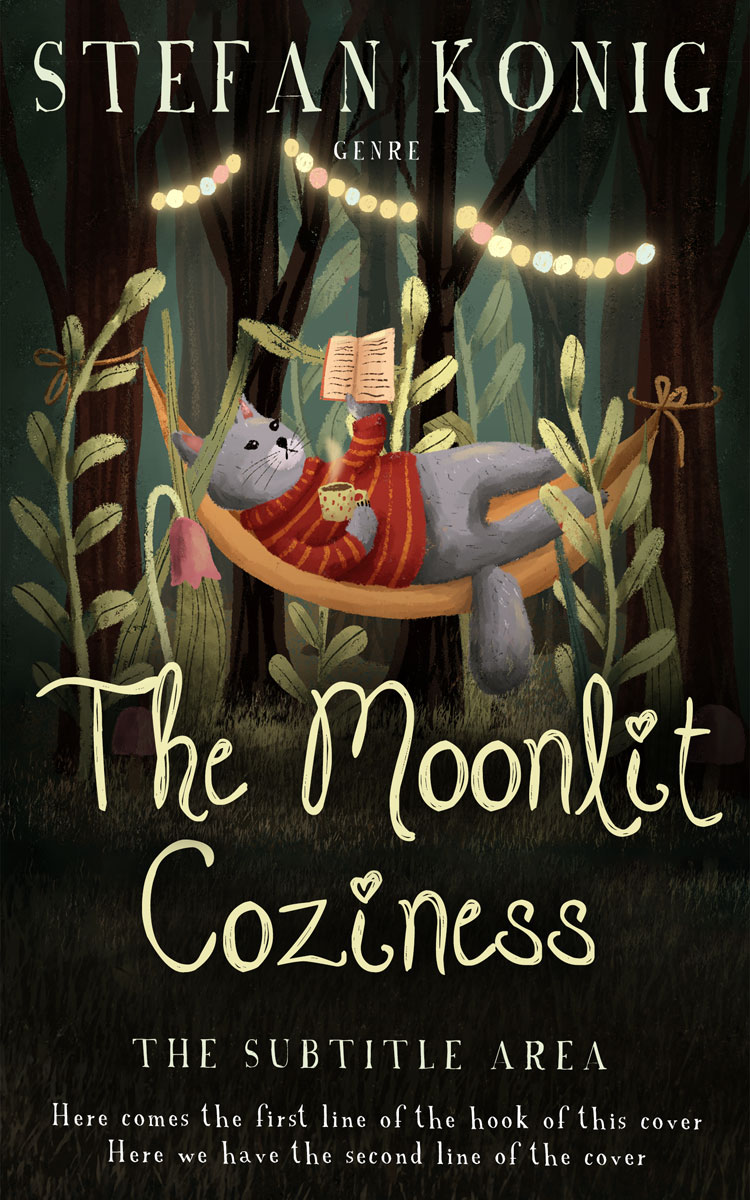 2D view of Premade Fantasy Book Cover - Rangoon Green