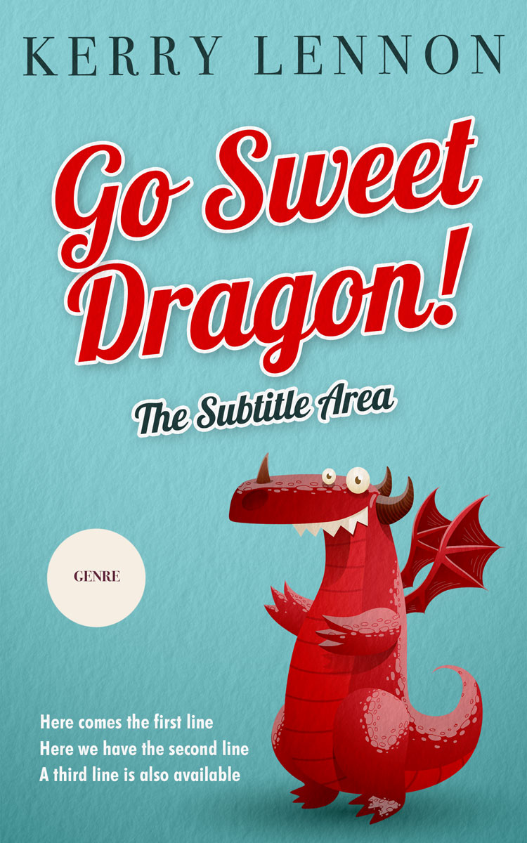 2D view of Premade Fantasy Book Cover - Glacier