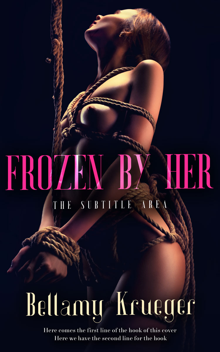 2D view of Premade Erotica Book Cover - New York Pink