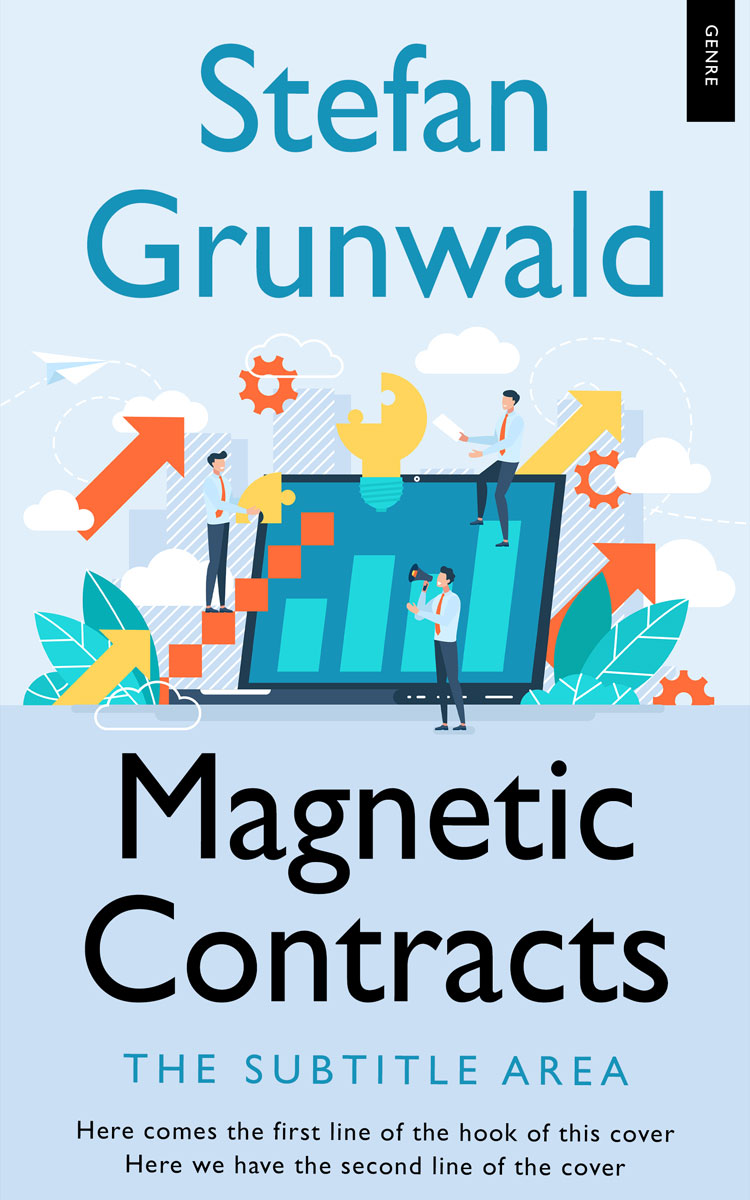 2D view of Premade Self-Improvement & Self-Help Book Cover - Link Water