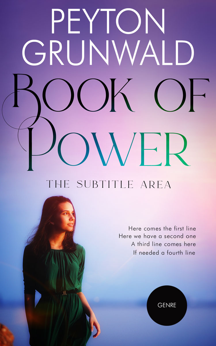 2D view of Premade Religion & Spirituality Book Cover - Lavender Gray