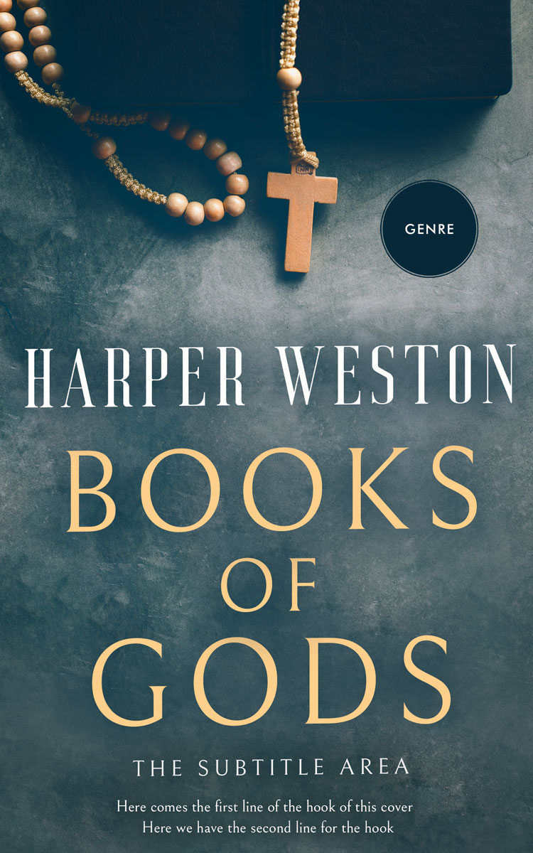 2D view of Premade Religion & Spirituality Book Cover - Limed Spruce