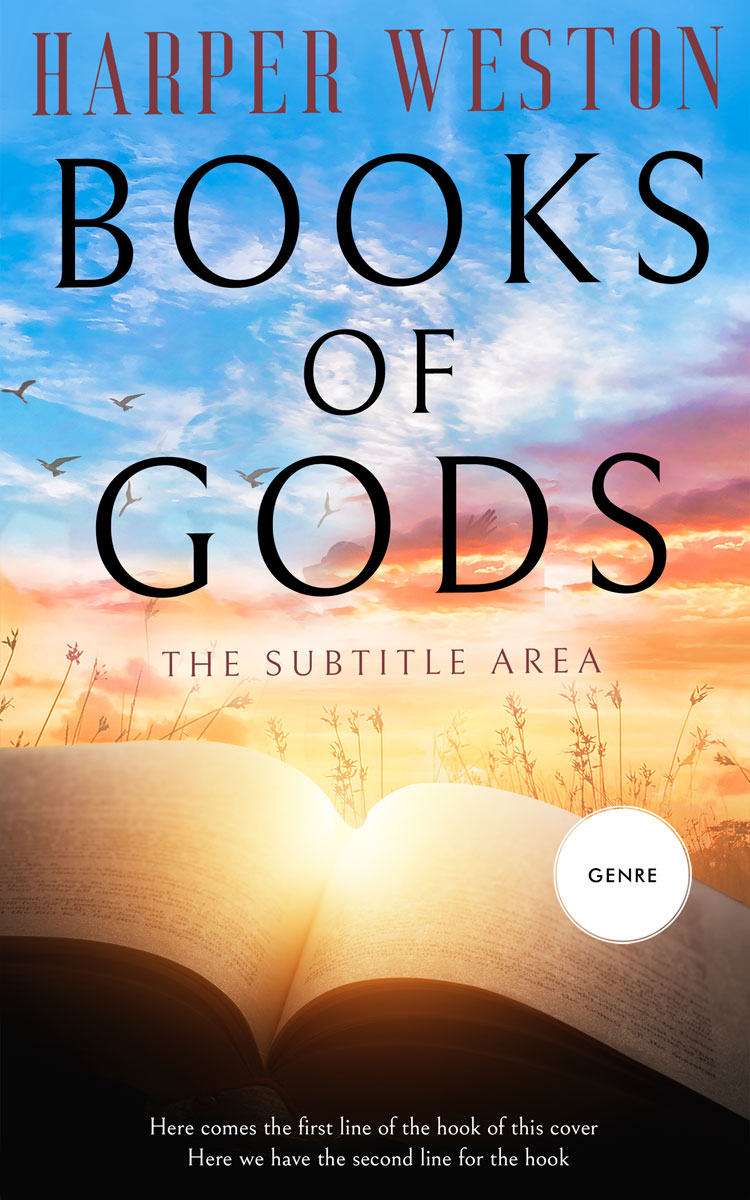 2D view of Premade Health & Mind & Body Book Cover - Wafer